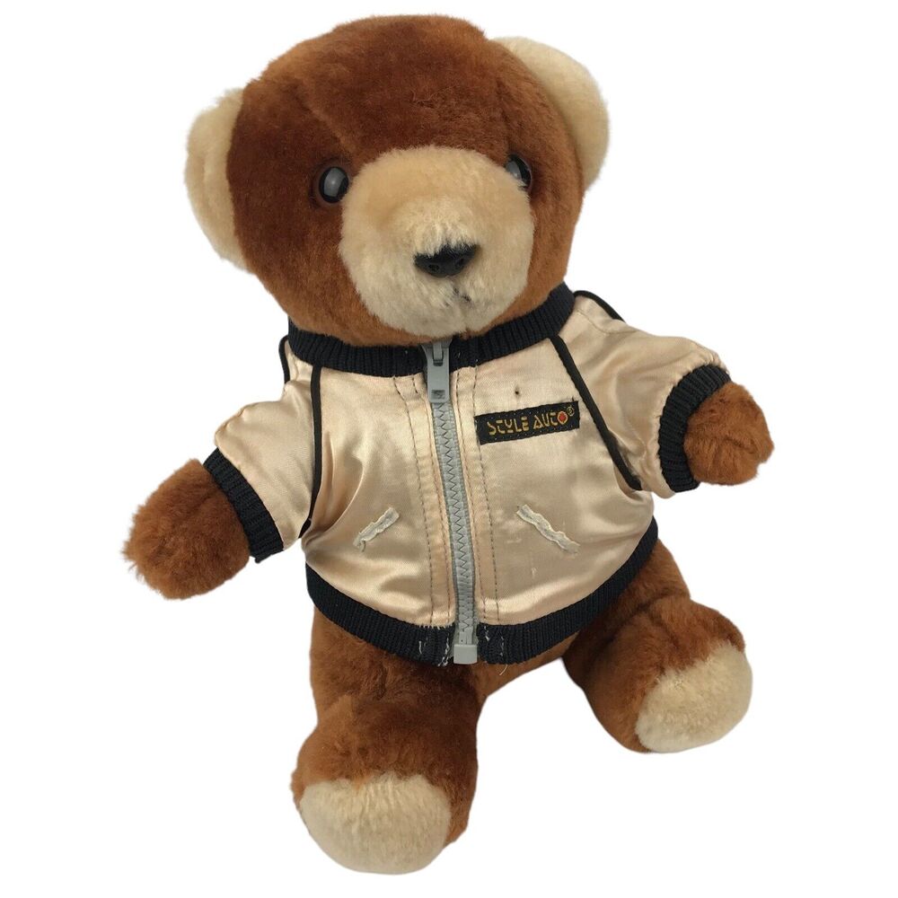 Style Auto Racing Bear Plush 8.5'' Teddy Bristol International Raceway Vintage